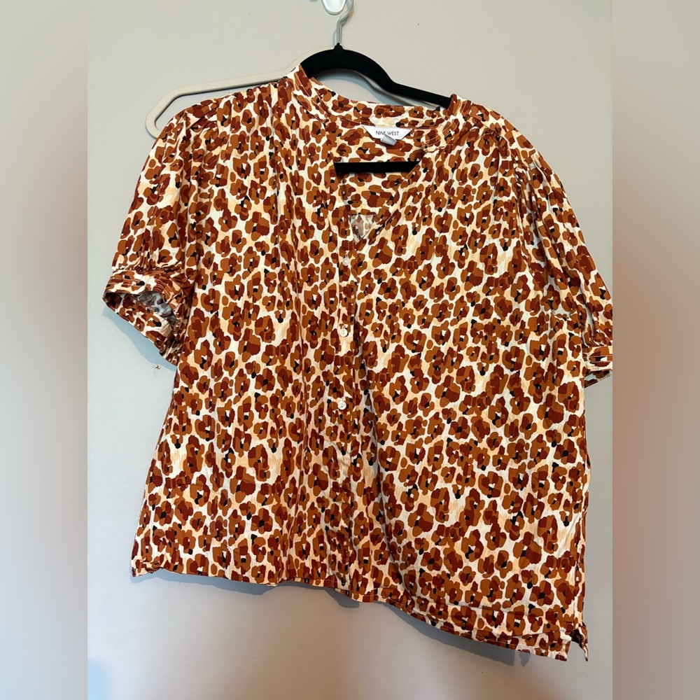 Leopard Print Women's Top